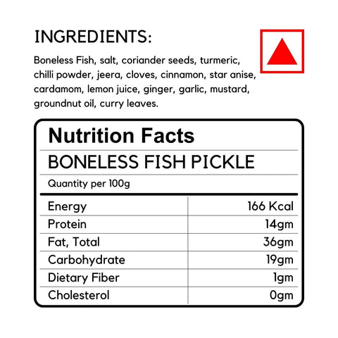 Fish Boneless Pickle - Aahari.com