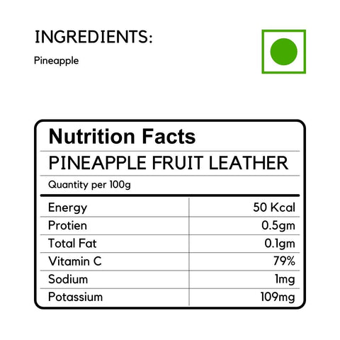 Pineapple Fruit Leather - Aahari.com