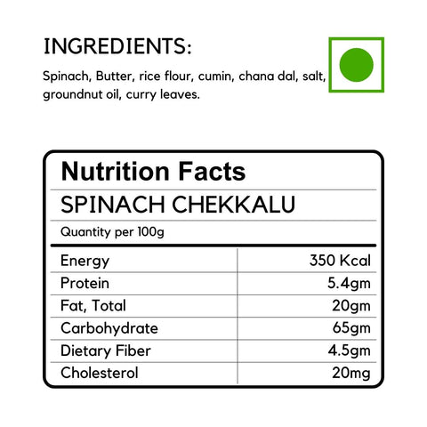 Spinach Chekkalu - Aahari.com