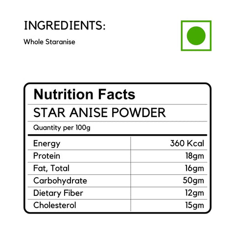 Star Anise Powder - Aahari.com