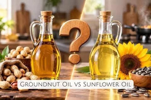 Groundnut Oil vs Sunflower Oil: Which Is Actually  Better for Indian Cooking?
