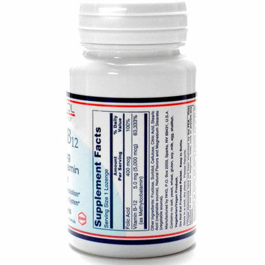 Methyl B12 5000 mcg 60 loz by Protocol For Life Balance