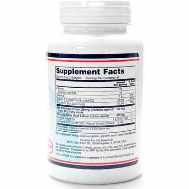 Ortho Prostate 90 gels by Protocol For Life Balance