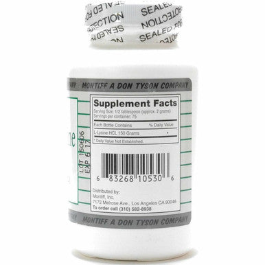 Pure L-Lysine powder 150 gms by Montiff