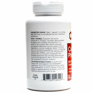 Curcumin Phytosome 60 vcaps by Protocol For Life Balance