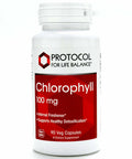 Chlorophyll 100 mg 90 caps by Protocol For Life Balance