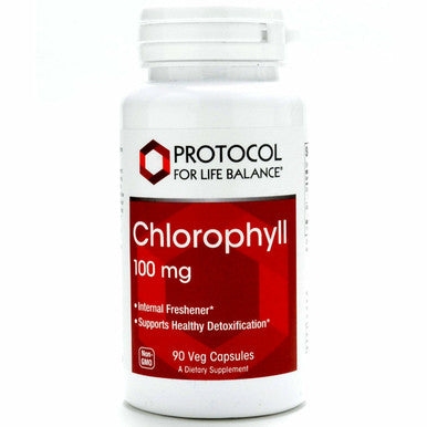 Chlorophyll 100 mg 90 caps by Protocol For Life Balance