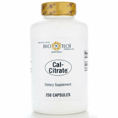 Cal-Citrate 250 caps by Bio-Tech