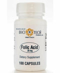 Folic Acid 20 mg 100 caps by Bio-Tech