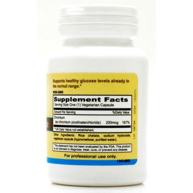 Chromium Picolinate 200 mcg 60 caps by Priority One Vitamins