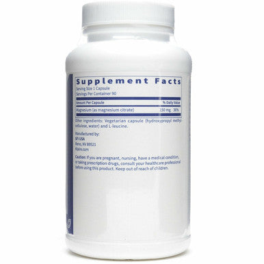 Magnesium Citrate 150 mg 90 vcaps by Klaire Labs