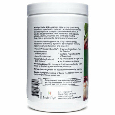 Fruits & Greens Original Mint by Nutri-Dyn