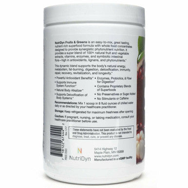 Fruits & Greens Grape Flavor by Nutri-Dyn