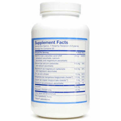 Multi-Element Buffered C Powder 250 g 65 Servings by Klaire Labs