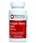 Grape Seed OPC 250 mg 90 vcaps by Protocol For Life Balance