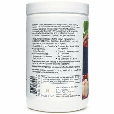 Fruits & Greens Blackberry Tangerine by Nutri-Dyn