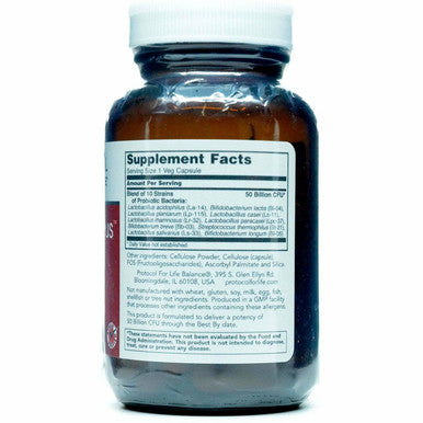 ProtoDophilus 50 Billion 50 vcaps by Protocol For Life Balance F