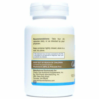Calcium Orotate 100 caps by Priority One Vitamins