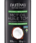 Nutiva Organic Liquid MCT Coconut Oil 946ml