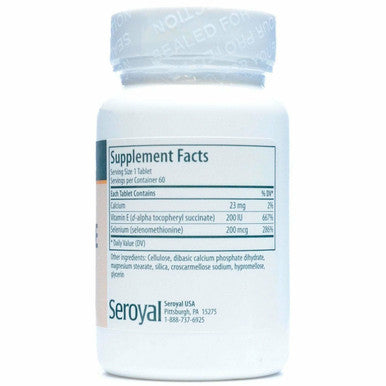 Selenium E 60 tabs by Seroyal Genestra