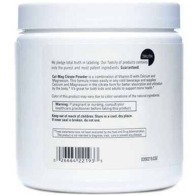 Cal-Mag Citrate Powder 5.78 oz by Davinci Labs