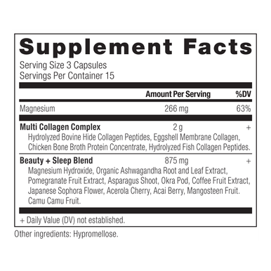 Multi Collagen Capsules - Beauty + Sleep, 45 Count