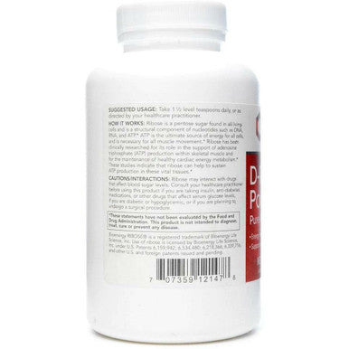 D-Ribose Powder 227 grams by Protocol For Life Balance