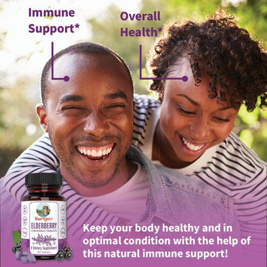 MaryRuth Organics Elderberry Chewable Tablets (90 Count)
