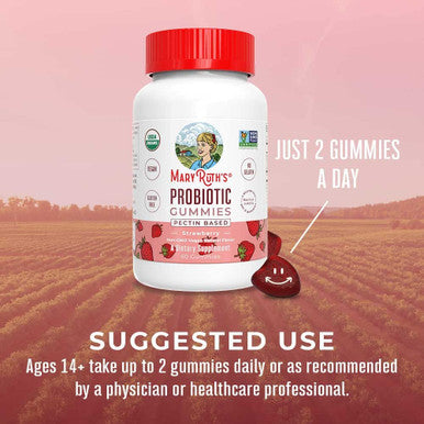 MaryRuth Organics Organic Probiotic 60 Gummies