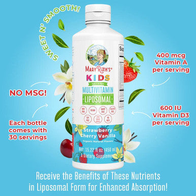 MaryRuth Organics Kids Multivitamin Liposomal