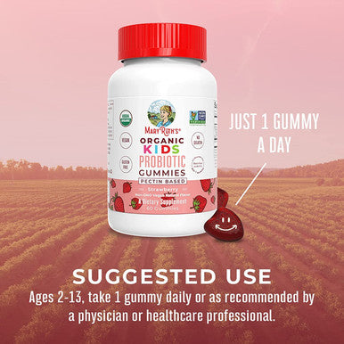 MaryRuth Organics Organic Kids Probiotic Gummies