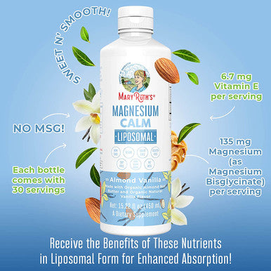 MaryRuth Organics Magnesium Calm Liposomal (15.22 oz)