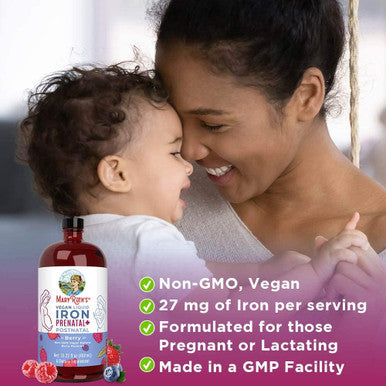 MaryRuth Organics Prenatal & Postnatal Liquid Iron (16 oz)
