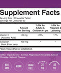 MaryRuth Organics Elderberry Chewable Tablets (90 Count)