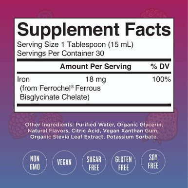 MaryRuth Organics Liquid Iron (16oz)