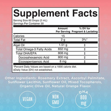MaryRuth Organics Prenatal & Postnatal Omega-3 Liquid Drops (2 oz)