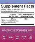 MaryRuth Organics Prenatal & Postnatal Liquid Iron (16 oz)