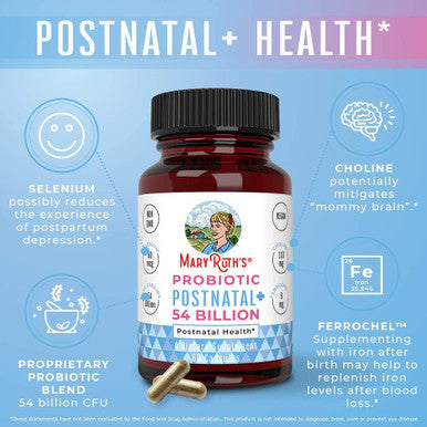 MaryRuth Organics Probiotic Postnatal+ (60 Count)