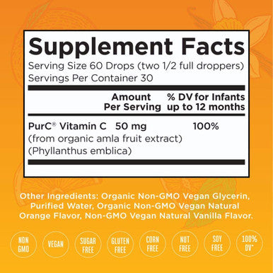 MaryRuth Organics Organic Infants Vitamin C Liquid Drops (2 oz)