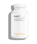 Supersmart Daily 3 Three Daily Multivitamin for Women Men with BioPQQ NMN 42 Ingredients Antioxidant Nutrients NonGMO GlutenFree 90 Vegetarian Capsules 1 Month Supply