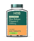 Holland and Barrett Vitamin C 1000mg High Strength Slow Release Vegan Ascorbic Acid 240 Tablets (8 Months Supply)