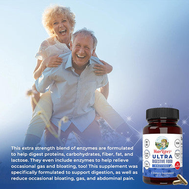 MaryRuth Organics Ultra Digestive Food Enzymes (60 Count)