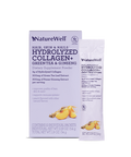 NatureWell Hydrolyzed Collagen Green Tea & Ginseng Dietary Supplement Powder 10 Pack