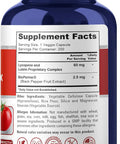 NusaPure Lycopene & Lutein Complex 60mg per caps 200 Veggie Capsules (Non-GMO & )