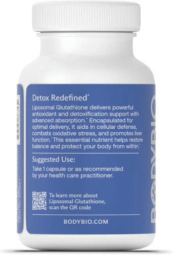 BodyBio Liposomal Glutathione 60 Capsules