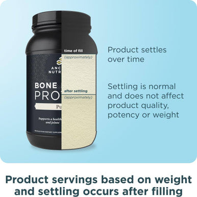 Ancient Nutrition Bone Broth Protein Powder Pure Flavor 40 Servings