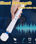 Babalake Electric Muscle Massager Handheld Relaxation Device Body Muscle Deep Tissue Massage for Neck Back Shoulder Body Relief White