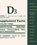 Nature's Bounty Vitamin D3 5000 IU Softgels Rapid Release Immune Support Vitamin D Supplements 150 Ct