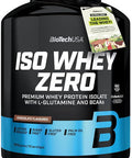 BioTechUSA Iso Whey Zero | Premium Whey Protein Isolate | Grass-Fed | Enzyme-Free | Sugar- and Gluten-Free 1816 g Chocolate