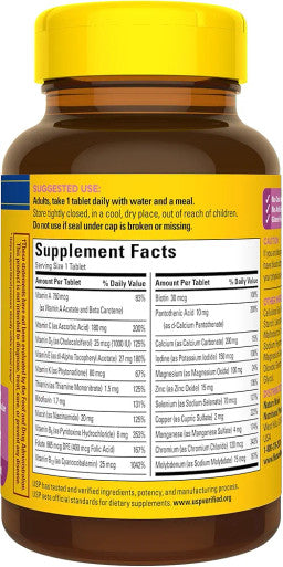 Nature Made Multi For Her 50+ Vitamin/Mineral Tablets 90 Ea